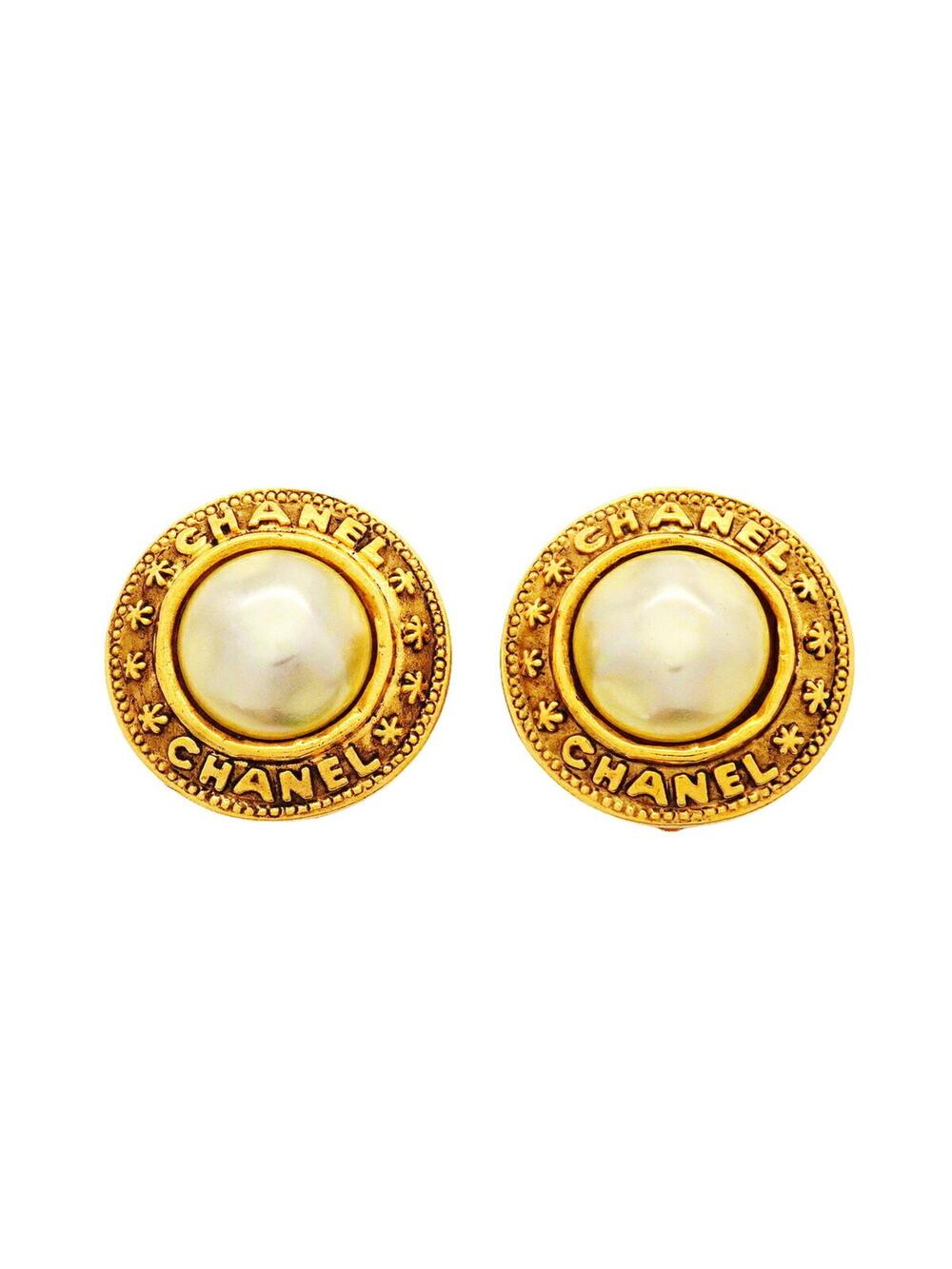 Chanel Clip-On Earrings Pearl #343179C78B